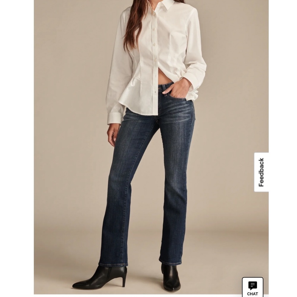 Lucky Brand Sweet Mid Rise Bootcut Jeans Agate Blue 10/30R